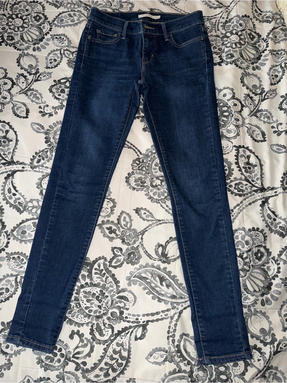 Levi's 710  Super Skinny Jeans - Dark Indigo Wash